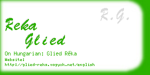 reka glied business card